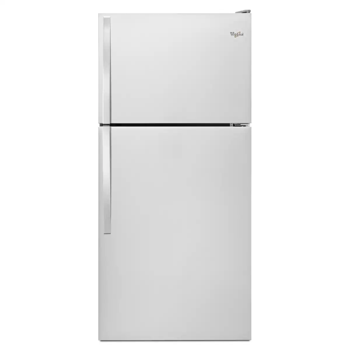 Whirlpool - 18.2 Cu. Ft. Top-Freezer Refrigerator - Monochromatic Stainless Steel