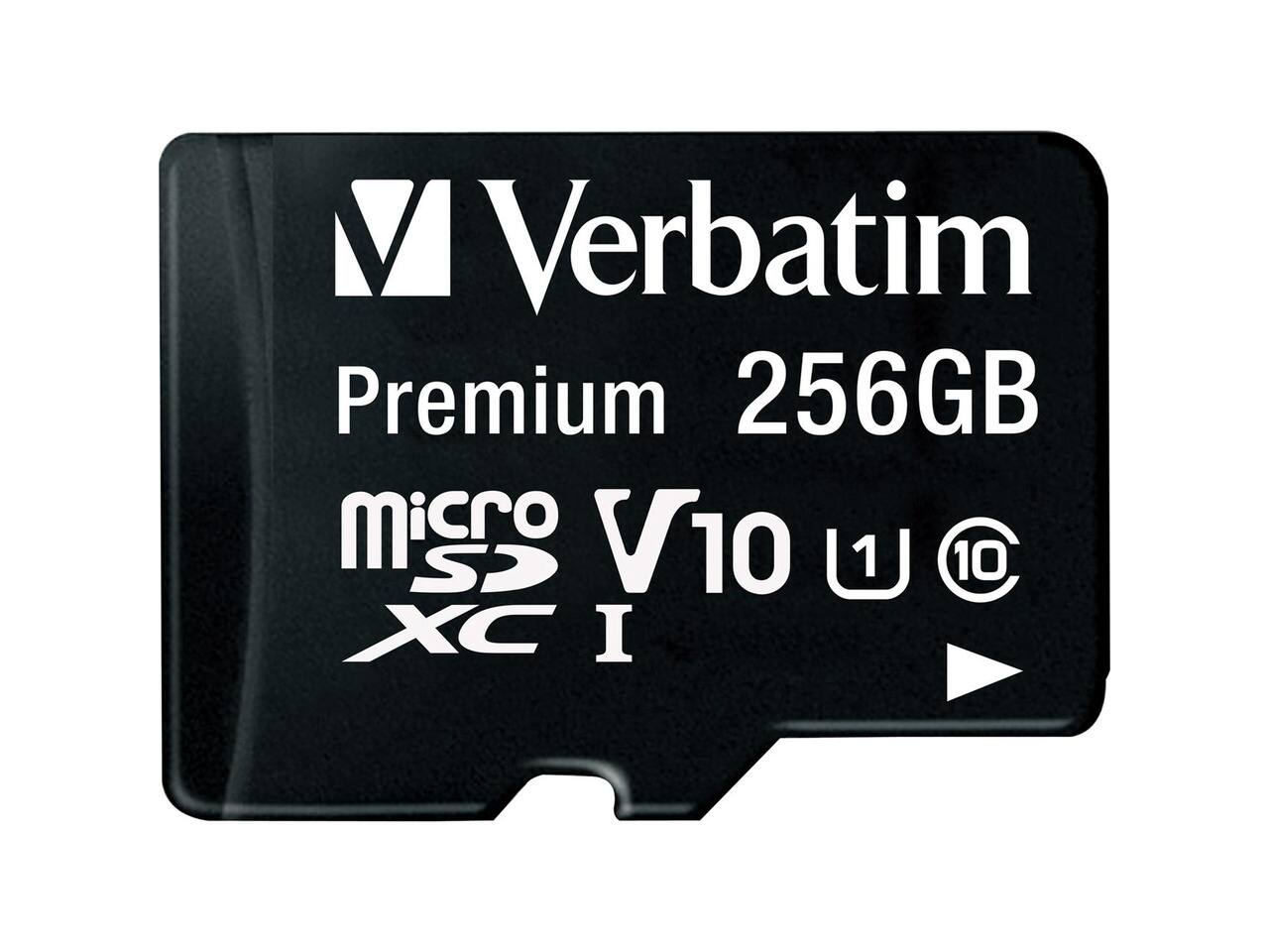 Verbatim Premium 256GB micro SD V10 U1 XC I