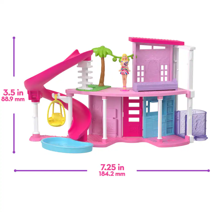 Barbie Mini Barbieland DreamHouse Playset with Dolls JGL31 Best Buy
