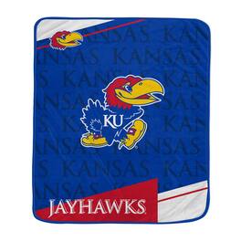 Pegasus - Kansas Jayhawks 50" x 60" Diagonal Ghost Ultra Soft Blanket - Multicolor