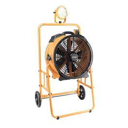 XPOWER - 1/3 HP 3600 CFM 5 Speed 18" Cooling Fan with Built-in 3-Hour Timer - Yellow