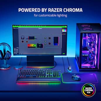 Razer Thunderbolt 4 Certified Dock with Chroma RGB Lighting and 10 Razer Thunderbolt 4 Certified Dock with Chroma RGB Lighting and 10