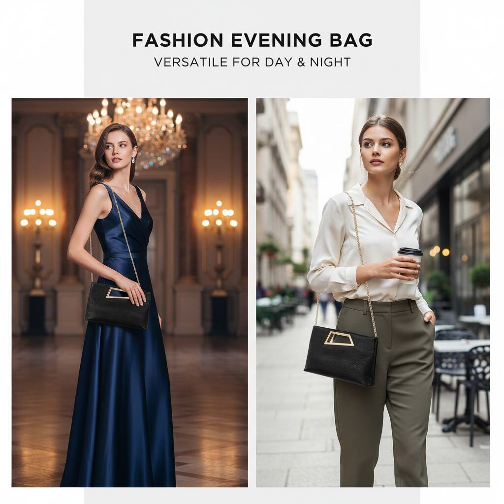FASHION EVENING BAG  
VERSATILE FOR DAY & NIGHT