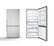 Front. Bertazzoni - 17.1 Cu. Ft. Bottom-Freezer Refrigerator - Stainless Steel.