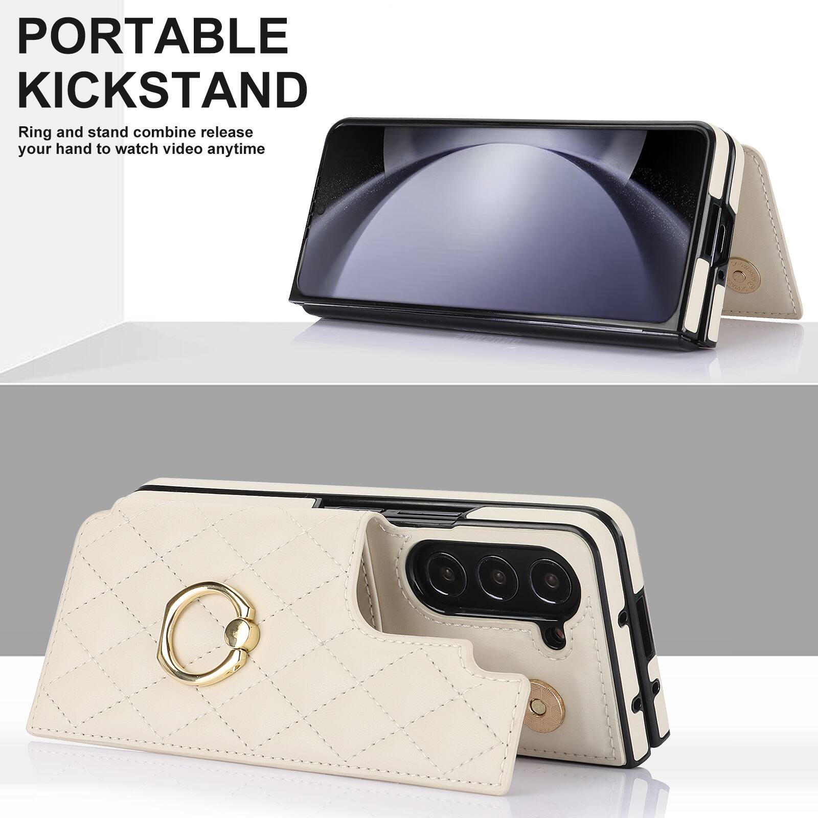 PORTABLE KICKSTAND

Ring and stand combine release your hand to watch video anytime