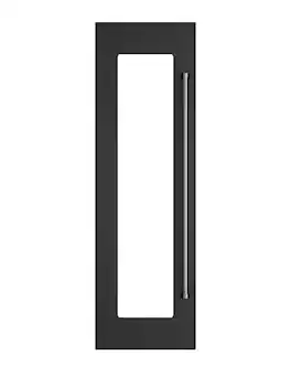 24"W. Door Panel for Viking Veil FDWCIC7240L Left Hinge Wine Models - Cast Black