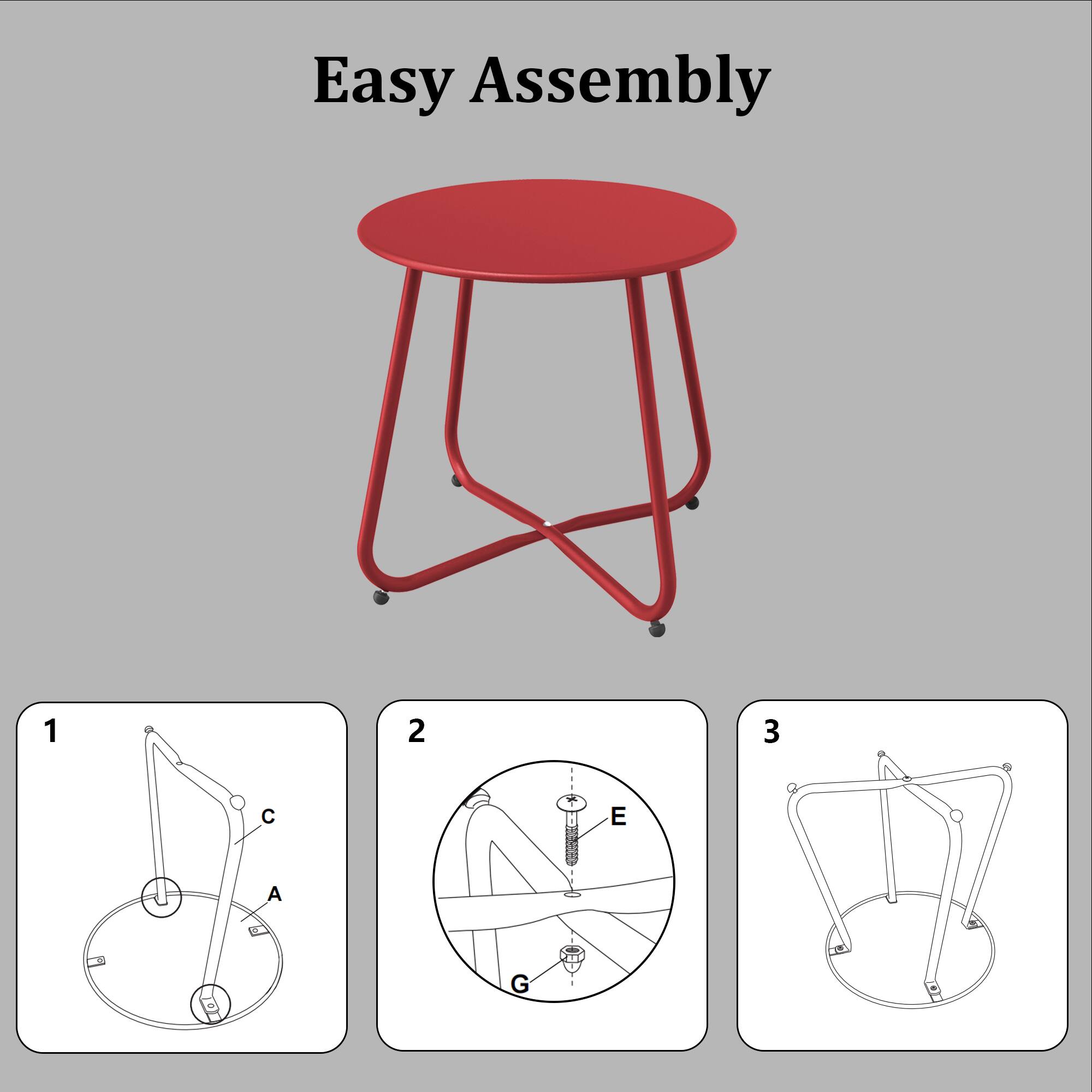 Easy Assembly 1 2 3 E A G