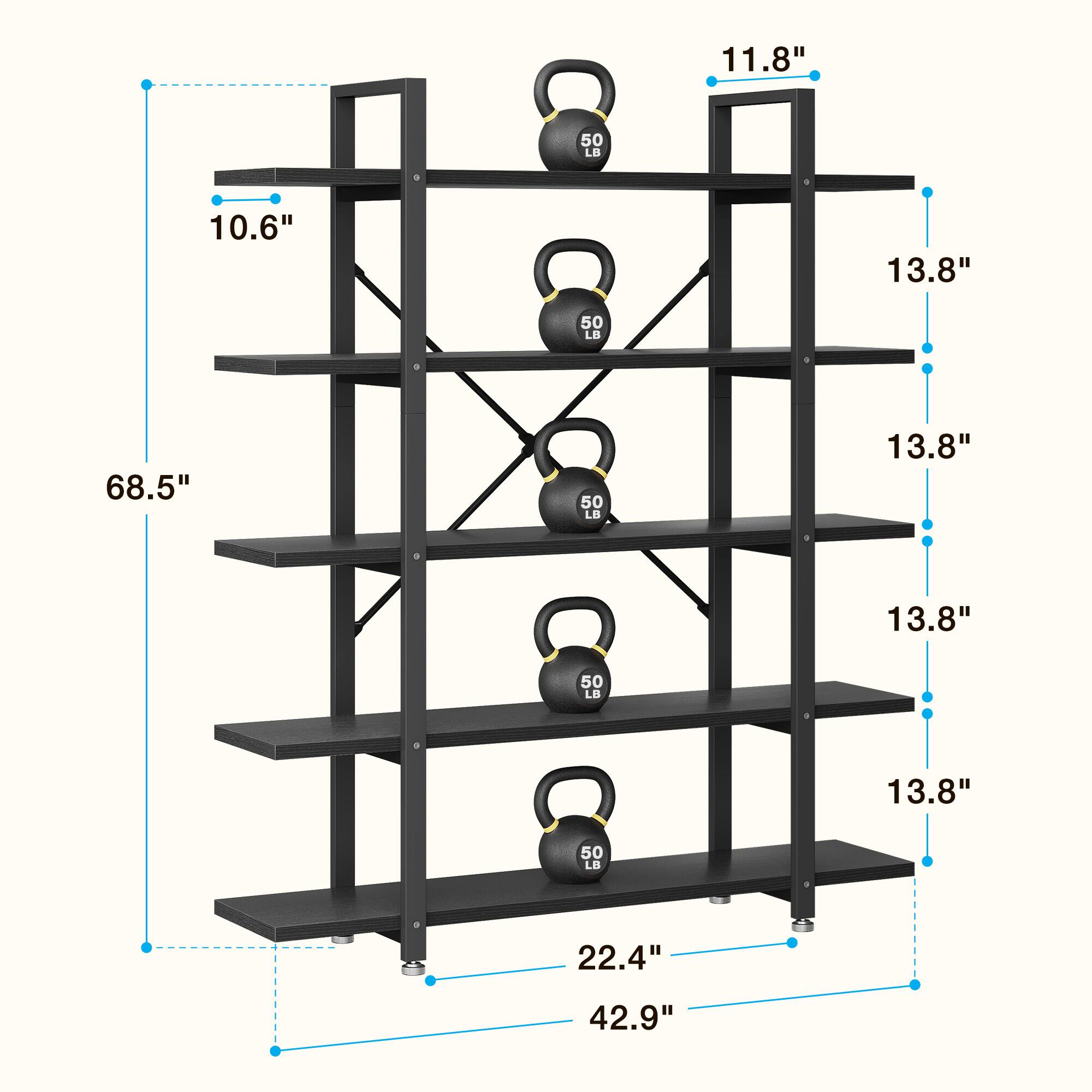 11.8"  
50 LB  
10.6"  
13.8"  
50 LB  
68.5"  
50 LB  
13.8"  
13.8"  
50 LB  
13.8"  
50 LB  
22.4"  
42.9"