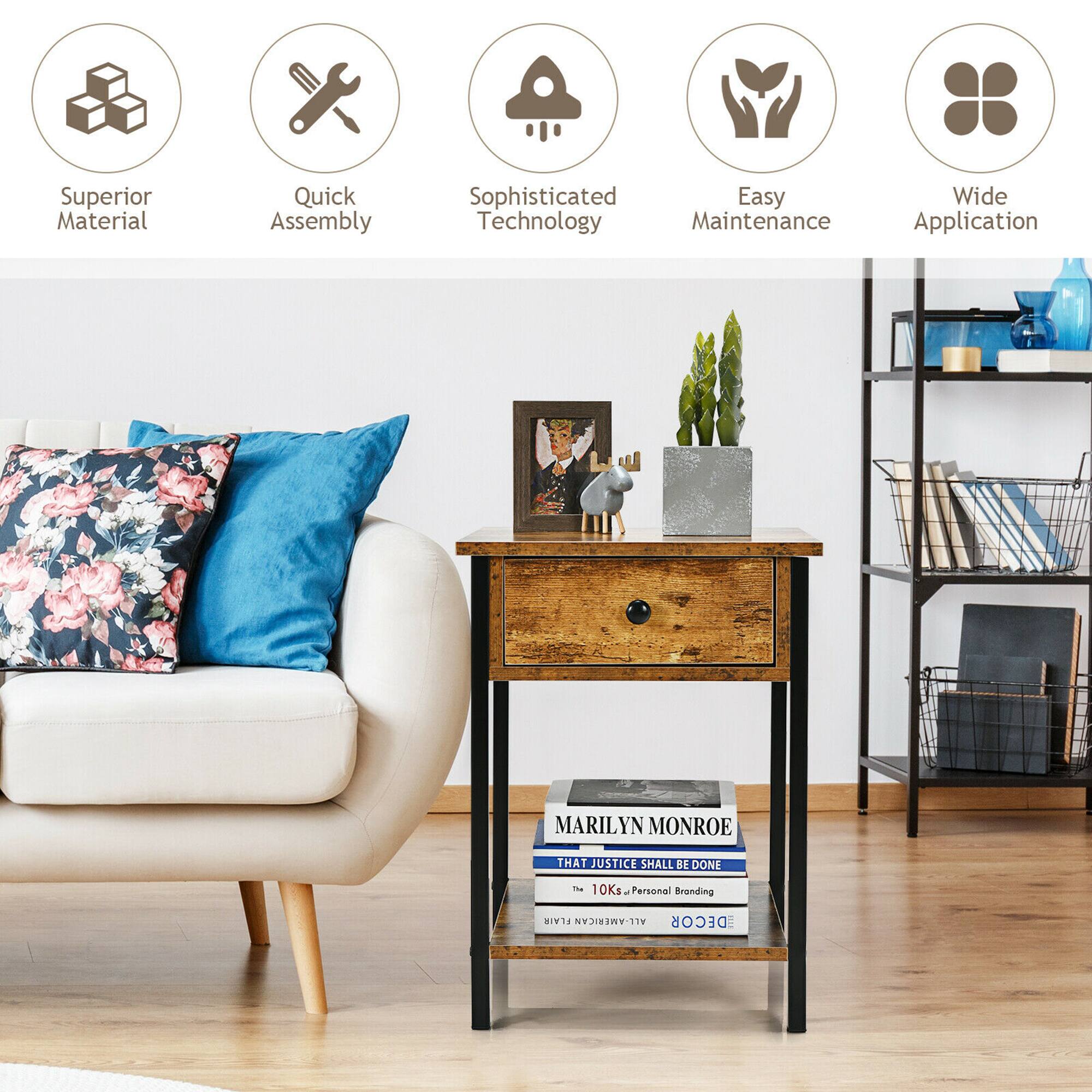 The text on the image is grouped and corrected as follows:

1. Superior Material: Quick Assembly Sophisticated Easy Technology Maintenance Wide Application
2. Marilyn Monroe: That Just Ice Be Done ta 10Ks Personal Branding Flair All-American All Decor