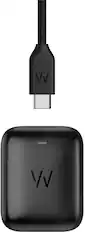 Front. WHOOP - WHOOP Wireless PowerPack – Compatible with 5.0 One, Peak, and MG Life - Black.
