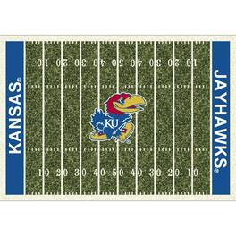 Imperial - Kansas Jayhawks 5'4'' x 7'8'' Home Field Rug - Black