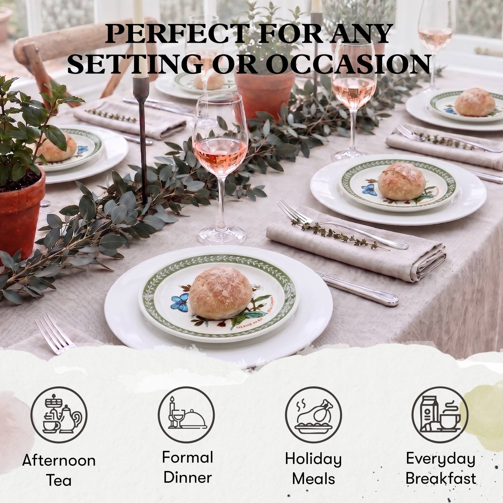 PERFECT FOR ANY SETTING OR OCCASION

ALEC SILENE

- Afternoon Tea
- Formal Dinner
- Holiday Meals
- Everyday Breakfast