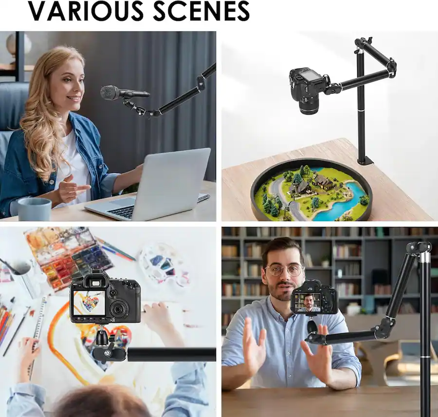 Tarion Statief-verlengarm – 32 Cm Middenkolom Met Zandzak – Voor 360° Panorama- En 180° Verticale Opnames