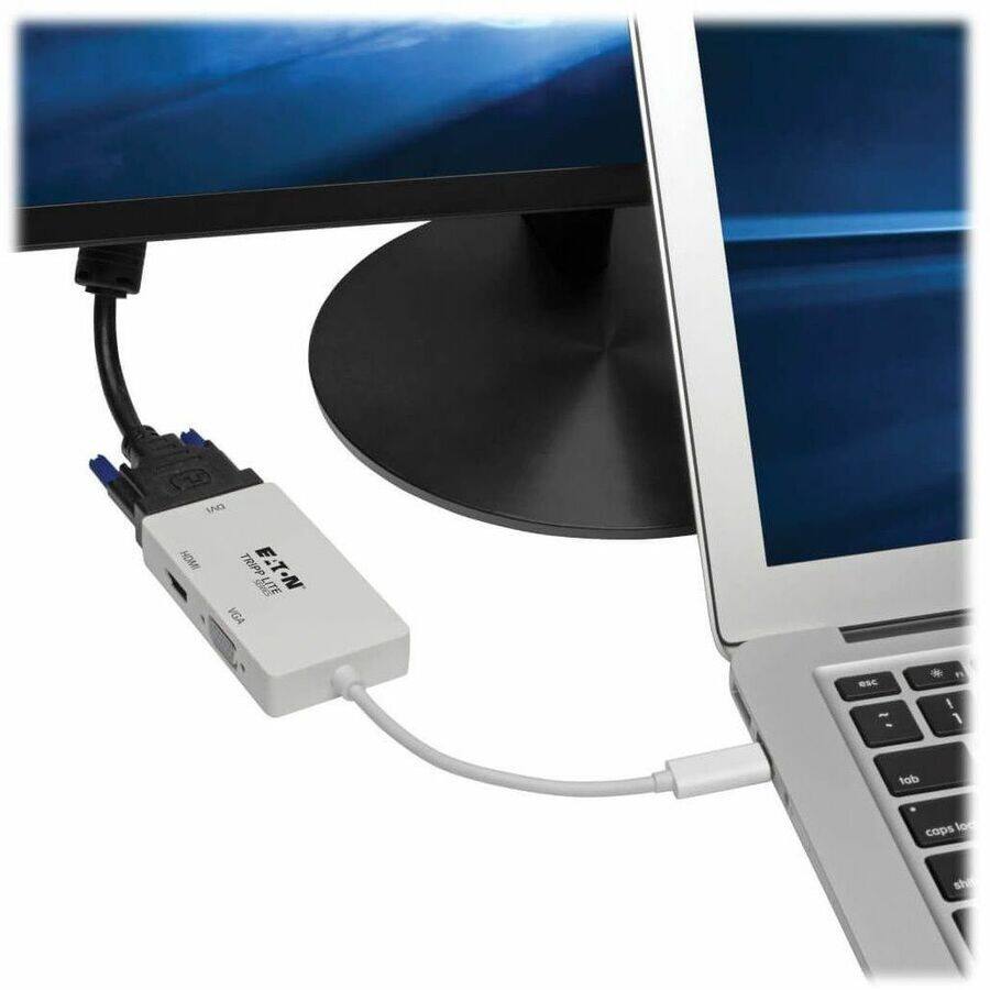 The text on the image reads:

"EXTON
HDMI
VGA
USB
HDMI
VGA"