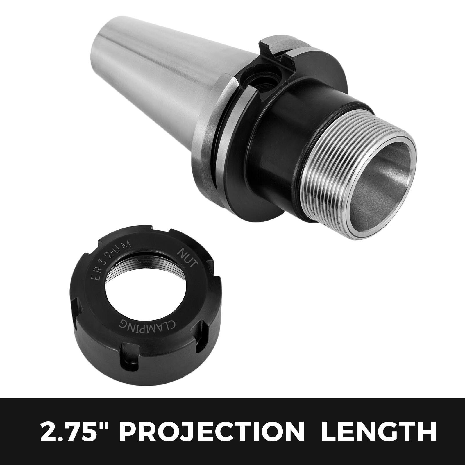 ER32-UM  
NUT  
CLAMPING  
2.75" PROJECTION LENGTH