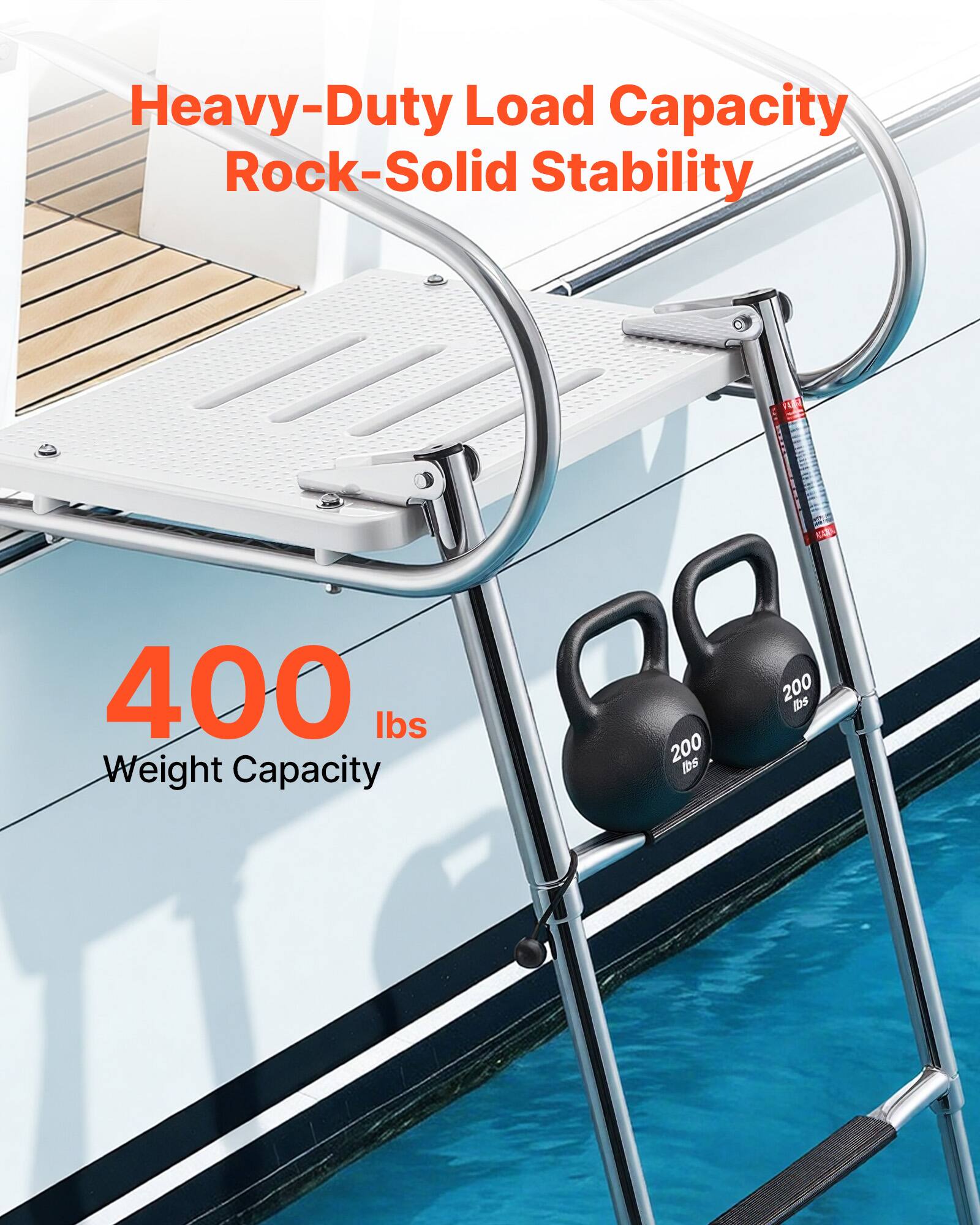 Heavy-Duty Load Capacity  
Rock-Solid Stability  

400 lbs Weight Capacity