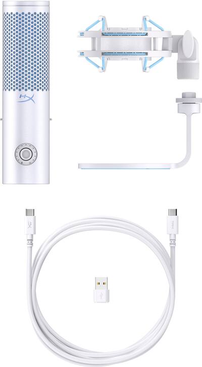 HyperX QuadCast 2 Wired Multi Pattern USB Electret Condenser HyperX QuadCast 2 Wired Multi Pattern USB Electret Condenser