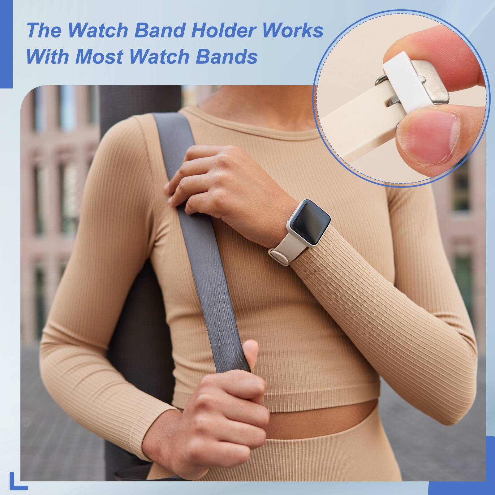 The Watch Band Holder Works With Most Watch Bands