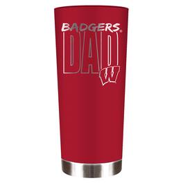Great American Products - Wisconsin Badgers Dad 18oz. Roadie Tumbler - Multicolor