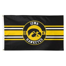 WinCraft - Iowa Hawkeyes 3' x 5' Applique Flag - Multicolor