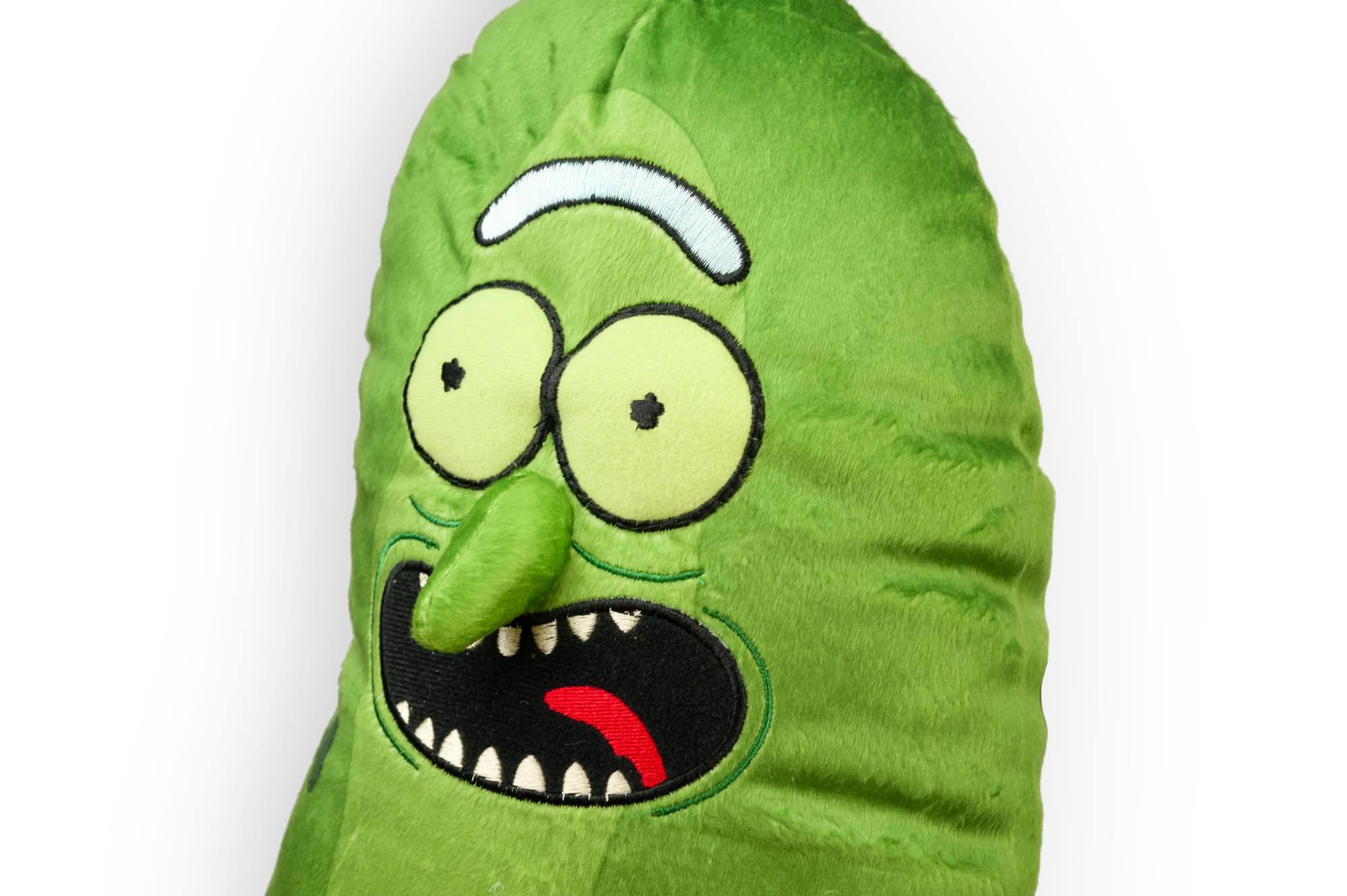 Alt View 2. Franco Manufacturing Co - Rick and Morty 20" Pickle Rick Plush Pillow - Green.