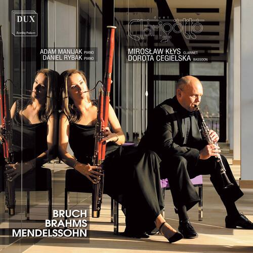DUX  
Adam Manijak PIANO  
Daniel Rybak PIANO  
Clarigotto  
Miroslaw Klys CLARINET  
Dorota Cegielska BASSOON  

BRUCH  
BRAHMS  
MENDELSSOHN
