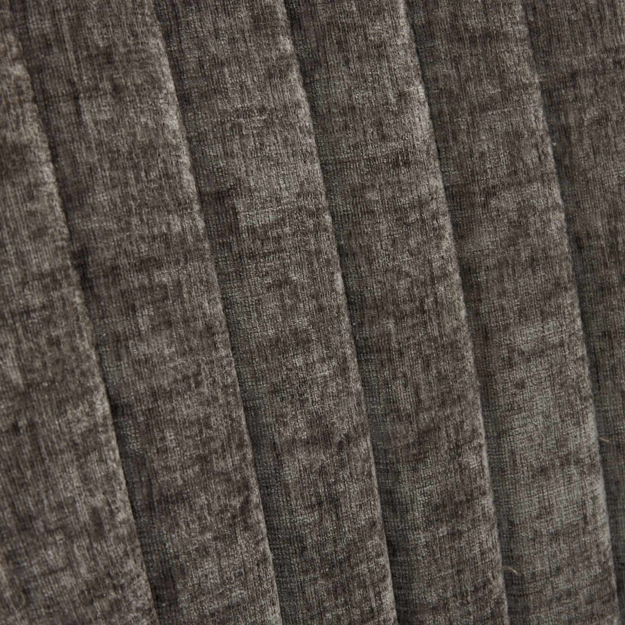 Alt View 7. GOODSILO - Luxury Chenille Fabric Upholstered Dining Chairs with Golden Stainless Steel Legs, Set of 2 - Gray.