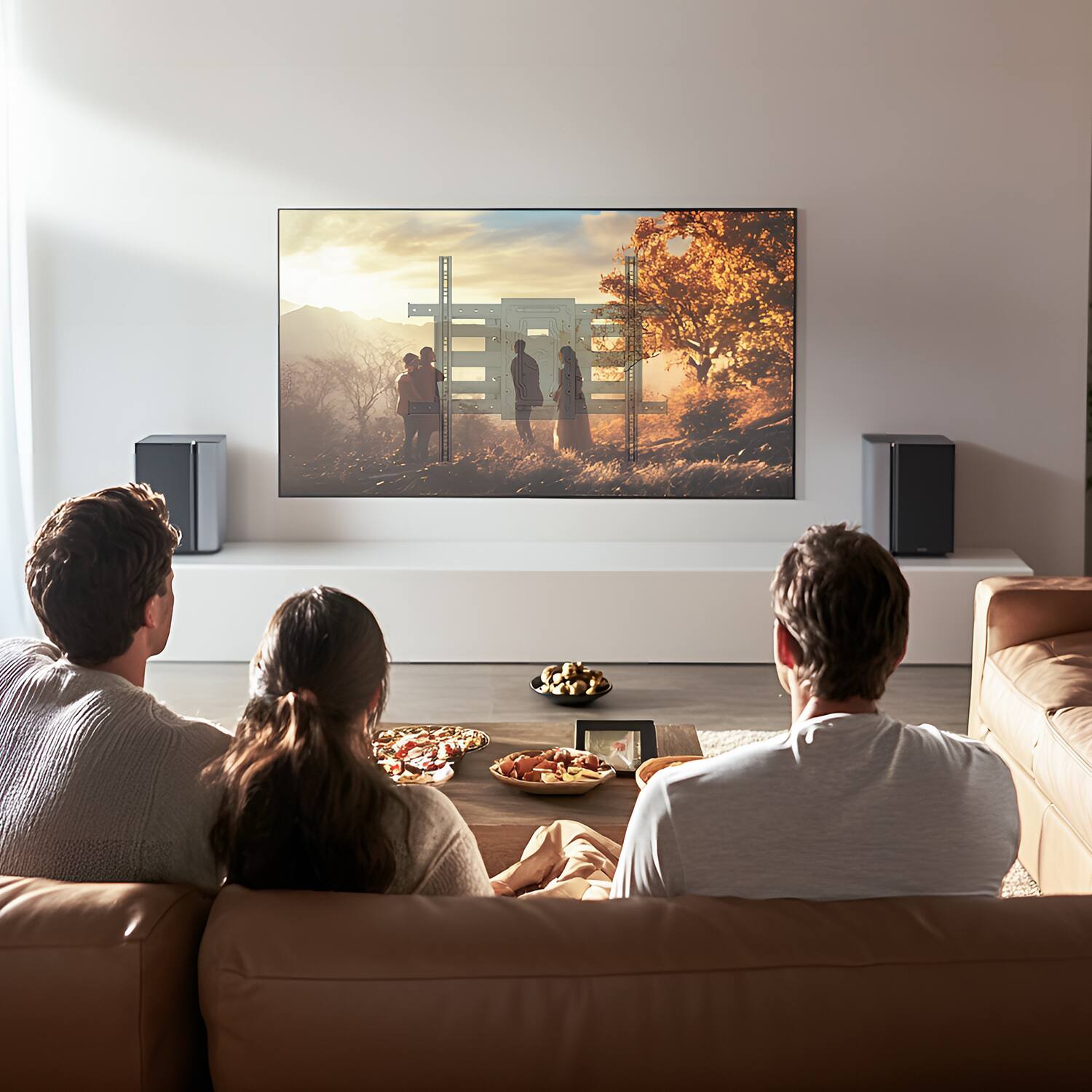 Alt View 4. X-assembly - Full Motion TV Wall Mount for 32"-100",up to 220 lbs,Max VESA 800x600mm,fit 12″-24″ Wood Studs - Black.