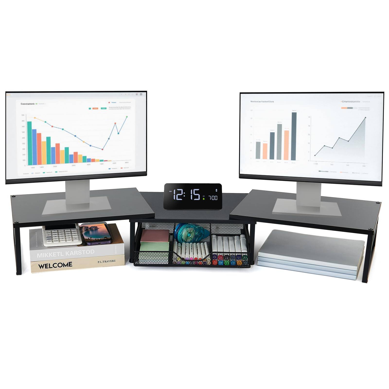 Wood Black With drawer