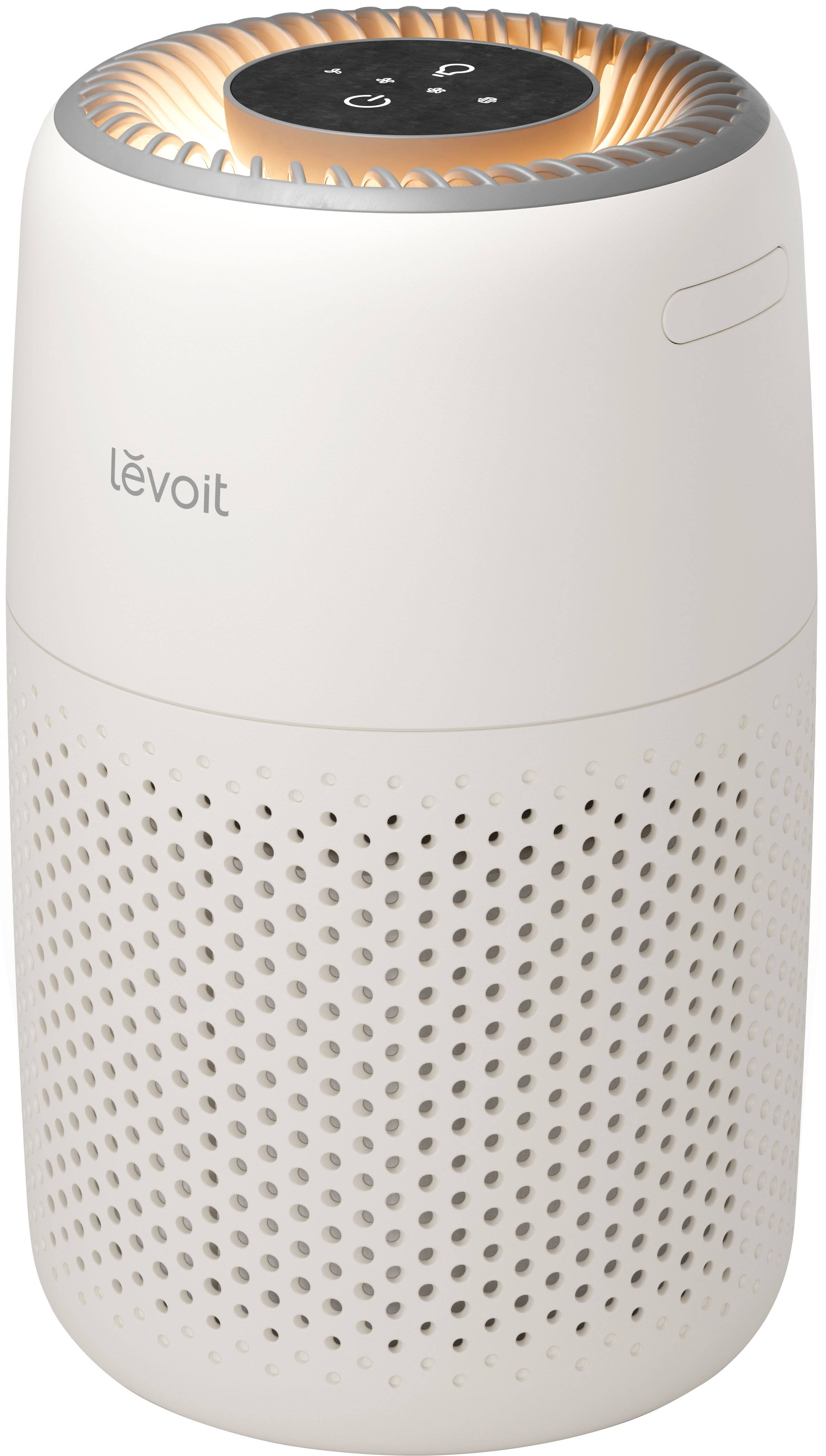 Alt View 1. Levoit - Levoit Core Mini with Night light, 254 sq ft - Cream White.