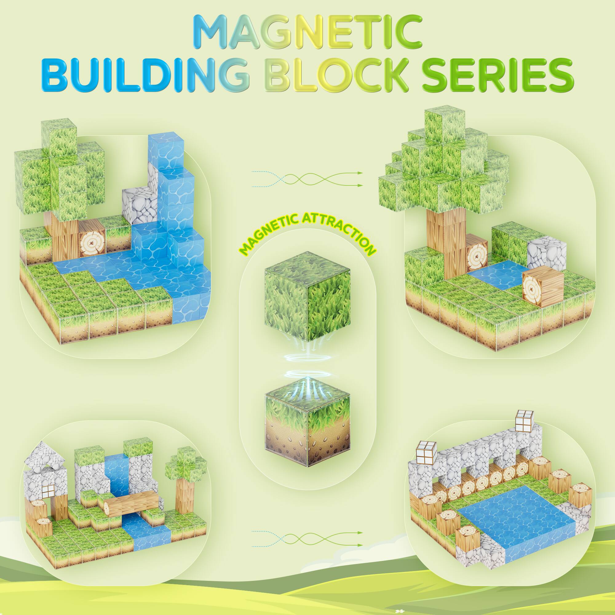 MAGNETIC BUILDING BLOCK SERIES MAGNETIC ATTRACTION
