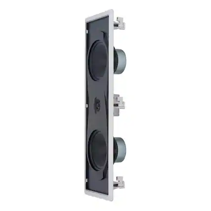 Front. Yamaha - Yamaha NS-IW760 2-Way In-Wall Speaker - Each - White.