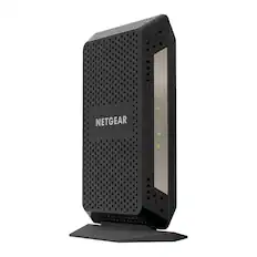 Front. NETGEAR - CM1000-100NAR DOCSIS 3.1 Cable Modem, Compatible with All Providers, Up to 1 Gbps - Refurbished Excellent - Black.