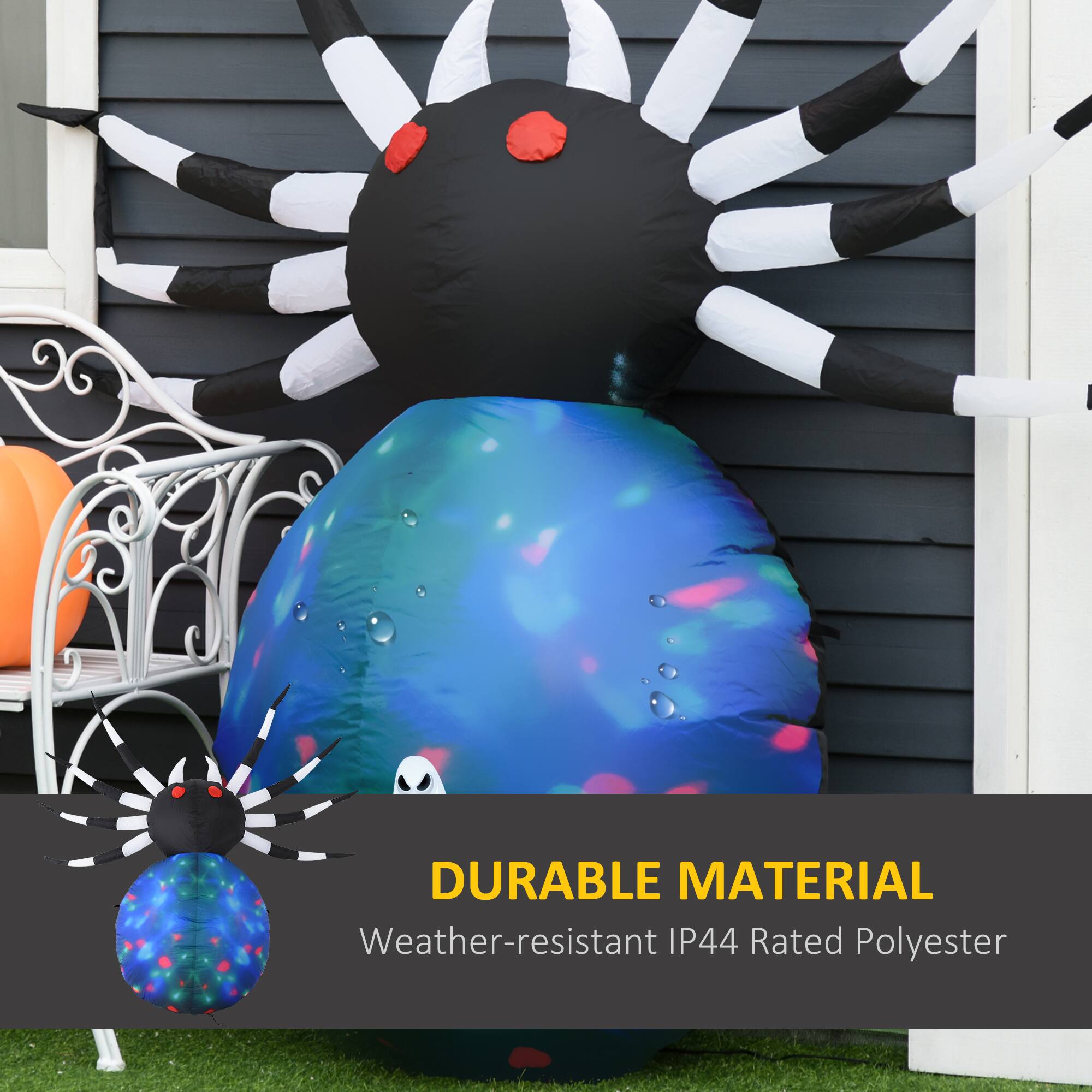 DURABLE MATERIAL  
Weather-resistant IP44 Rated Polyester