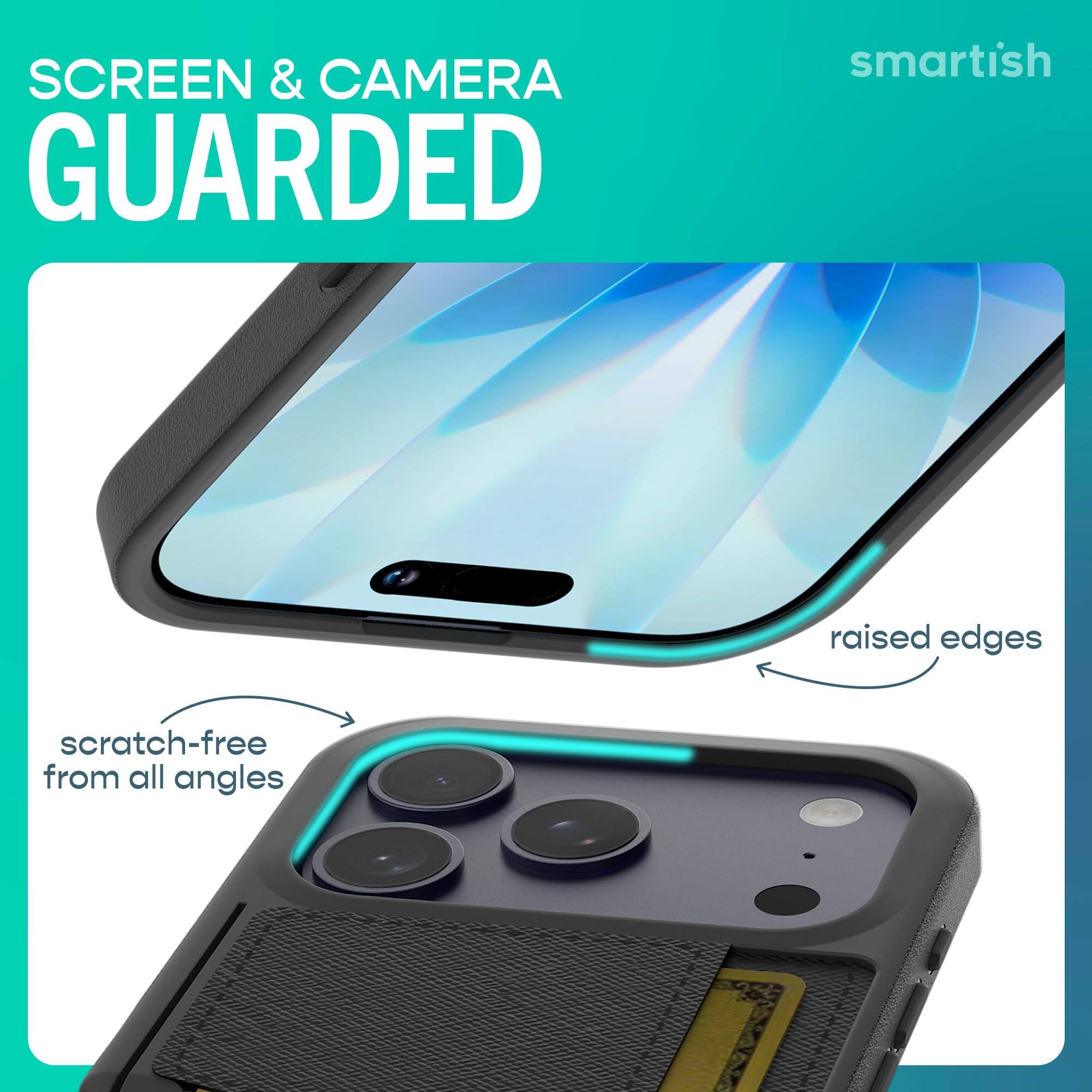 SCREEN & CAMERA GUARDED

smartish

raised edges

scratch-free from all angles