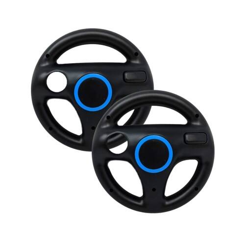 Front. Old Skool - Old Skool Wii Wheel BLACK (2 PACK).
