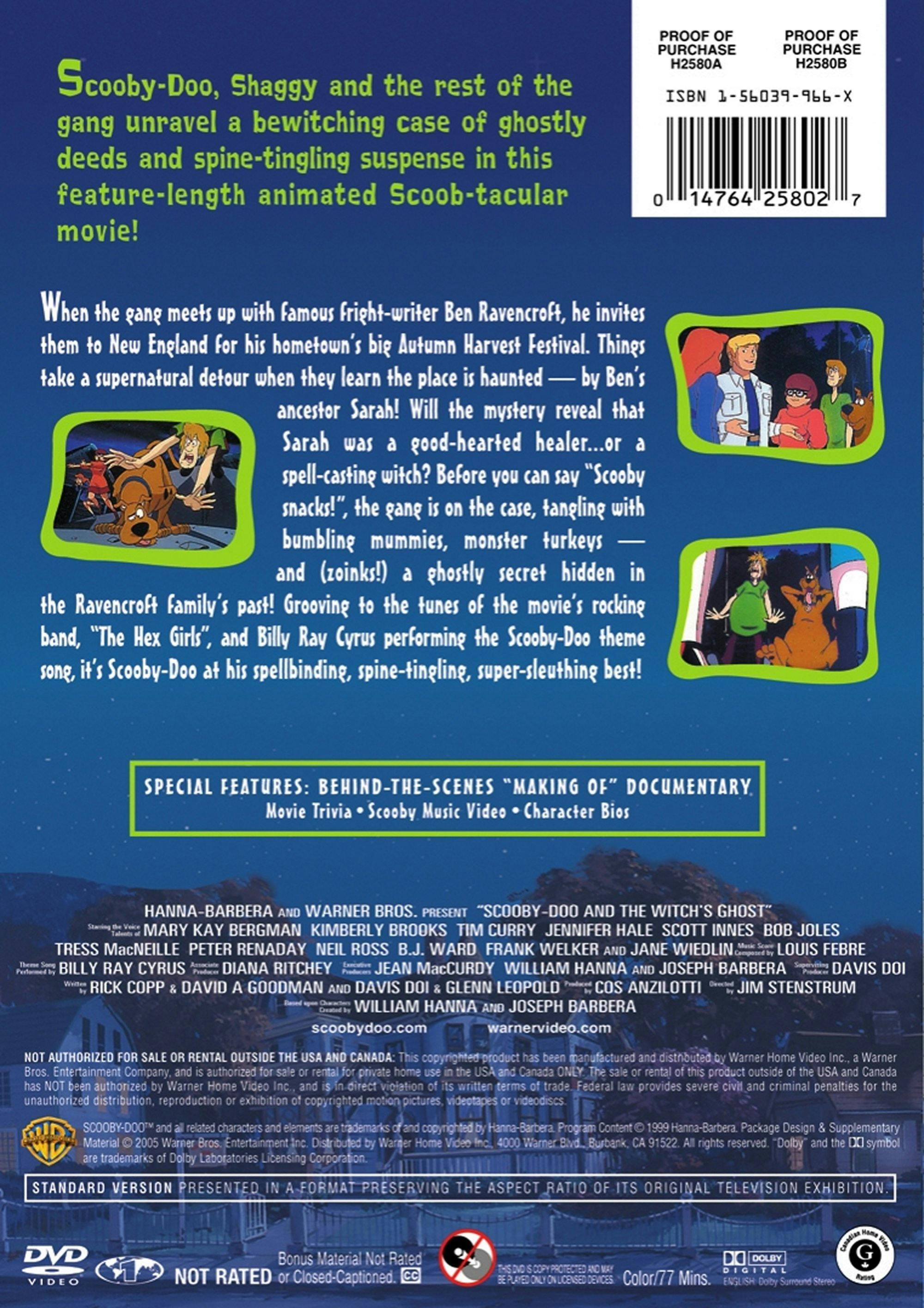 Angle. Scooby-Doo: Scooby-Doo and the Witch's Ghost [DVD].