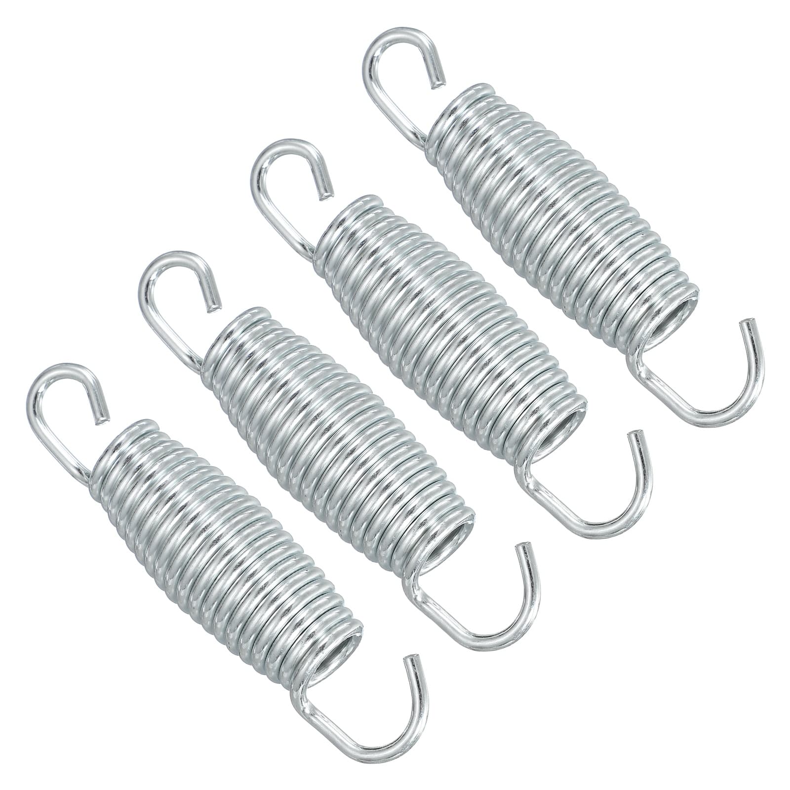 Unique Bargains - Trampoline Springs, Carbon Steel, 3.9in, 4pcs Replacement for Fitness Rebounder - Silver price history on PriceWatchPro
