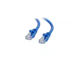 Cables to Go - C2G 00695 Cat6a Cable - Snagless Unshielded Ethernet Network Patch Cable, Blue (7 Feet, 2.13 Meters) - Black