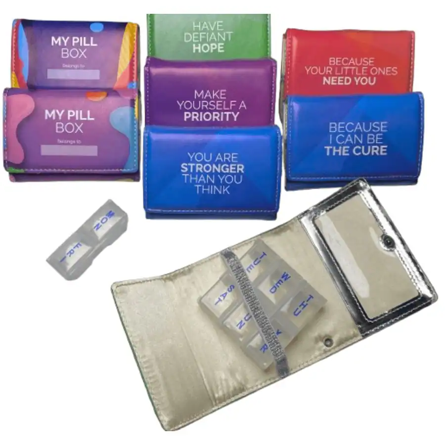RE FOCUS THE CREATIVE OFFICE My Pill Box Portable 7 Day Pill Organizer ...