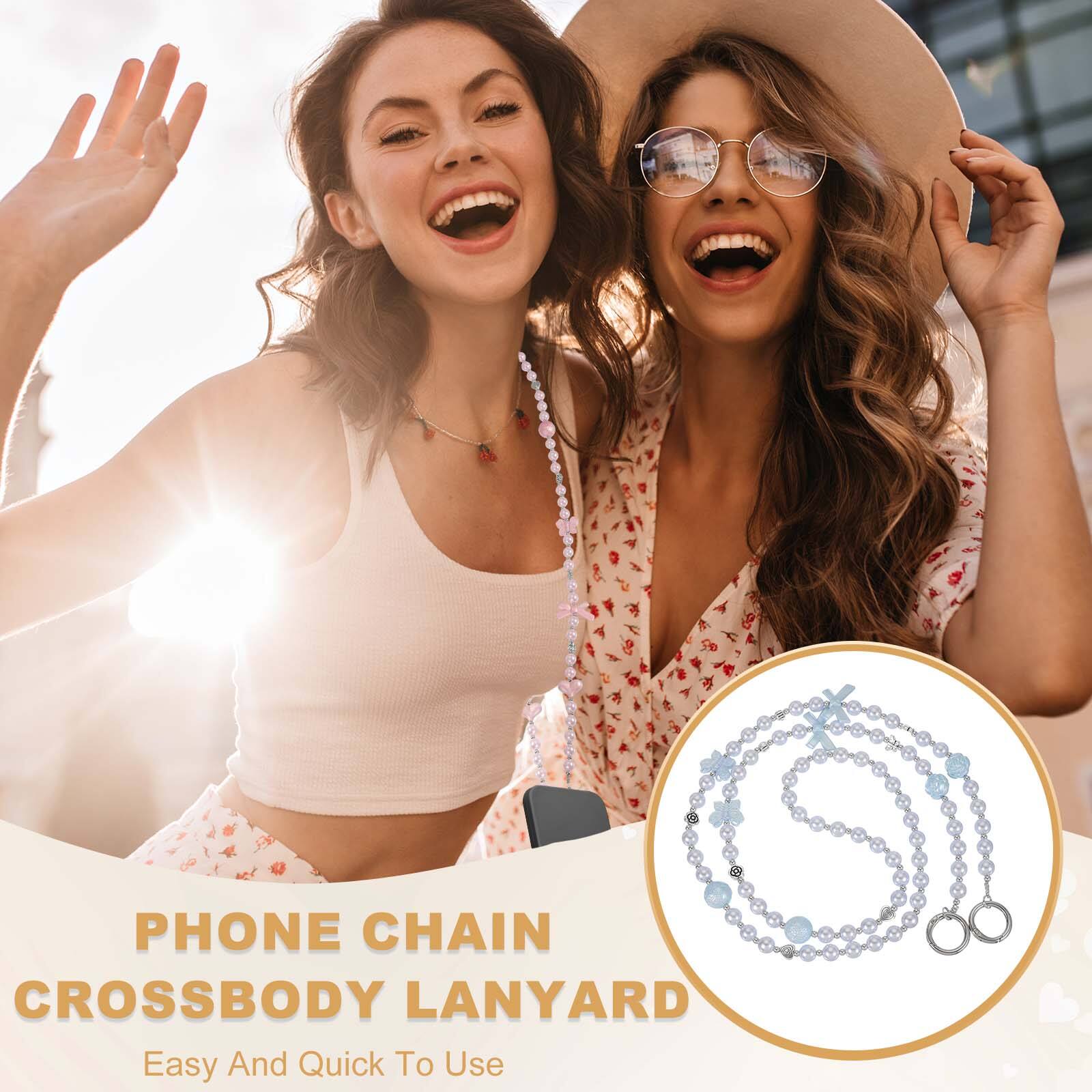 PHONE CHAIN CROSSBODY LANYARD  
Easy And Quick To Use
