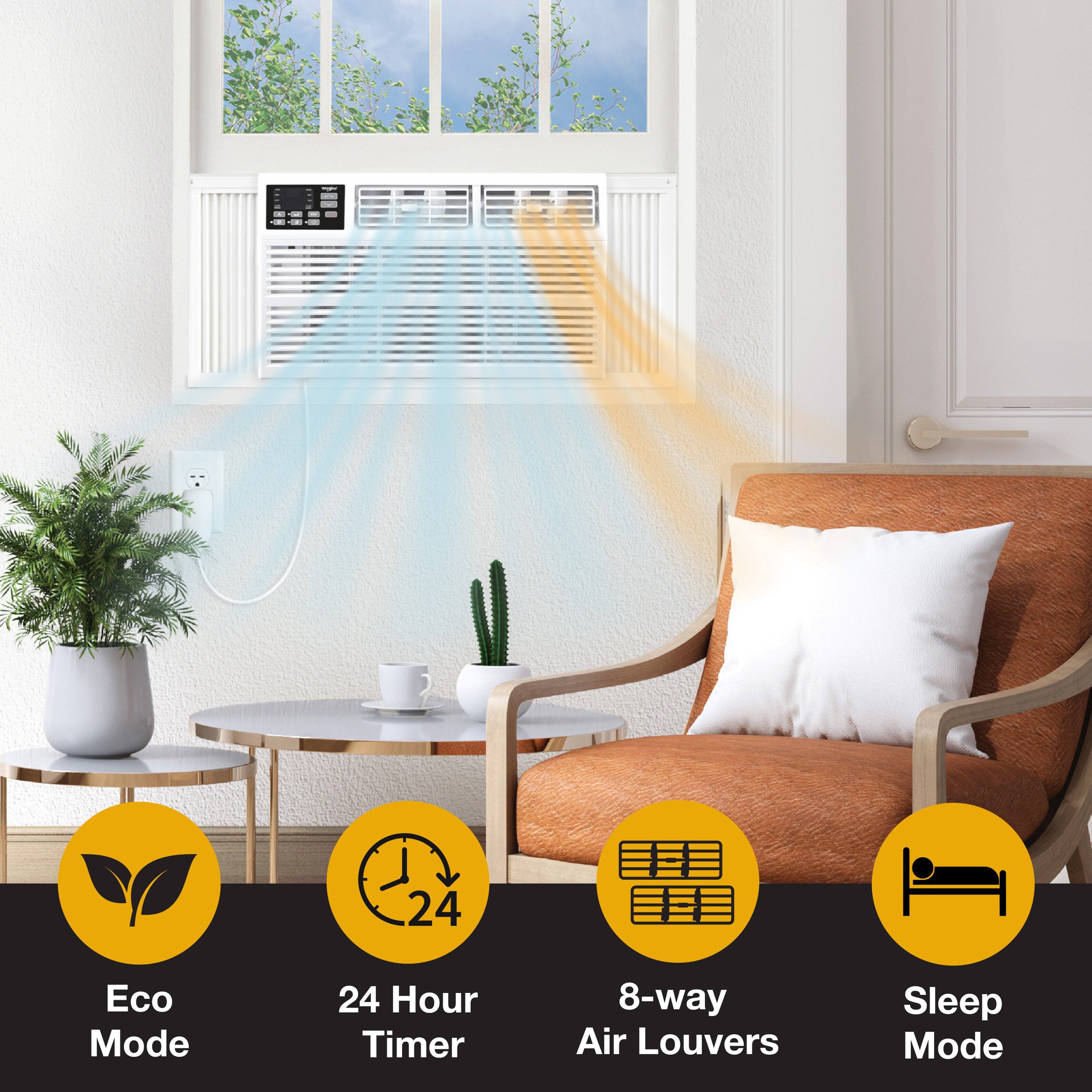 24 Eco Mode  
24 Hour Timer  
8-way Air Louvers  
Sleep Mode