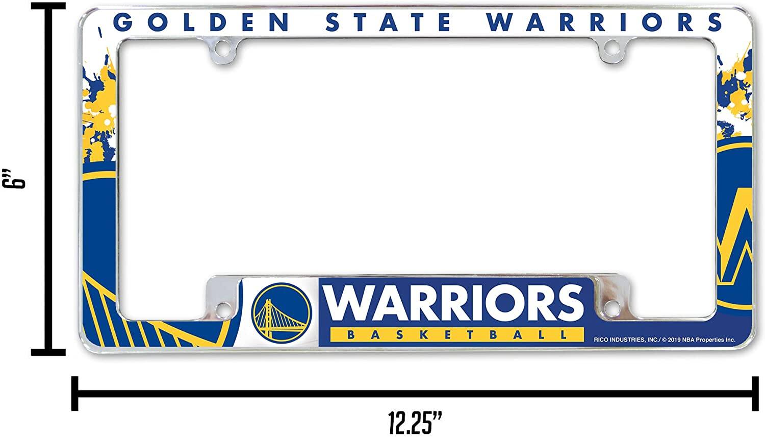 GOLDEN STATE WARRIORS  
WARRIORS BASKETBALL  
RICO INDUSTRIES, INC. © 2019 NBA Properties Inc.  
12.25"