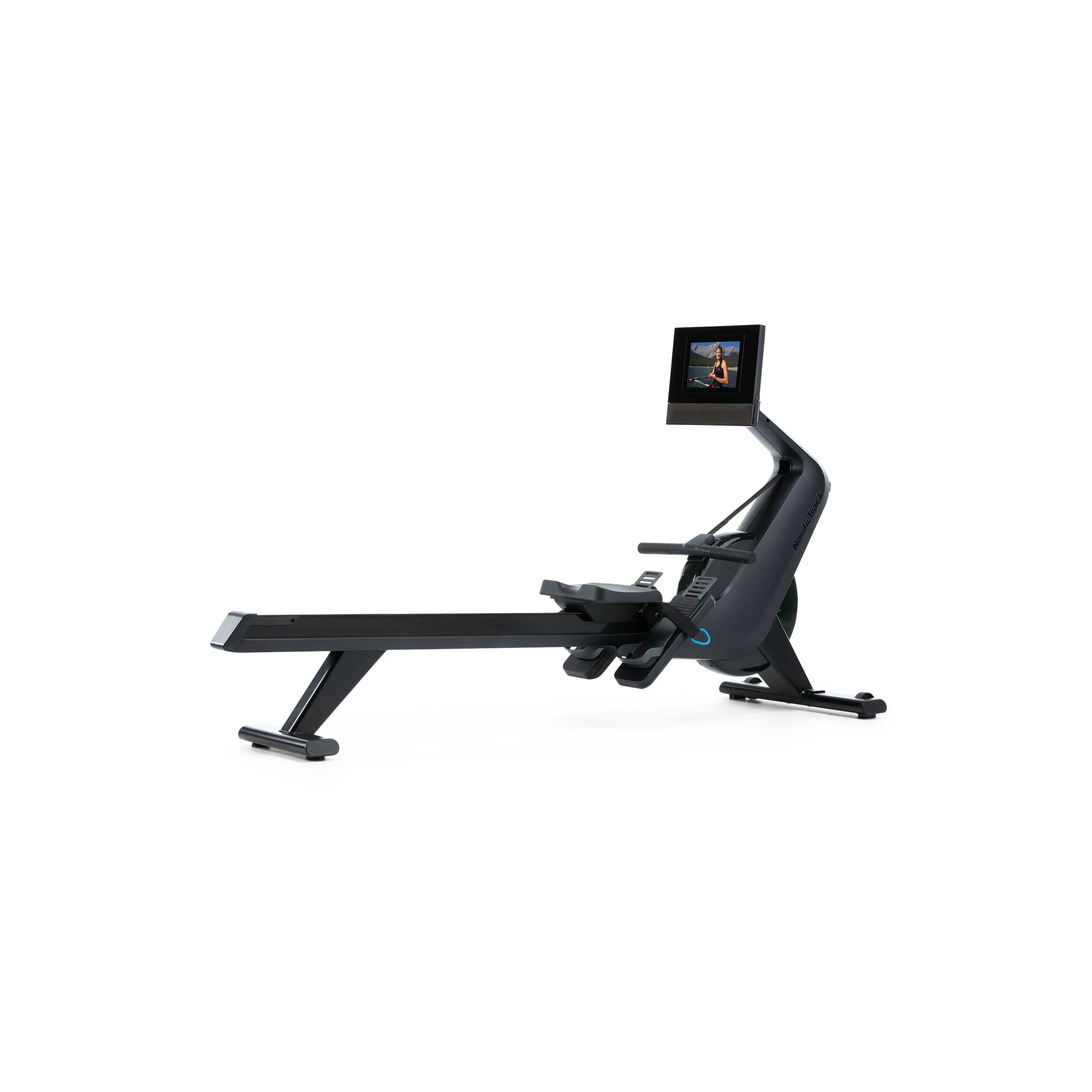 Front. NordicTrack - NordicTrack RW700 Rower for Interactive, Full-Body Workouts - Black.