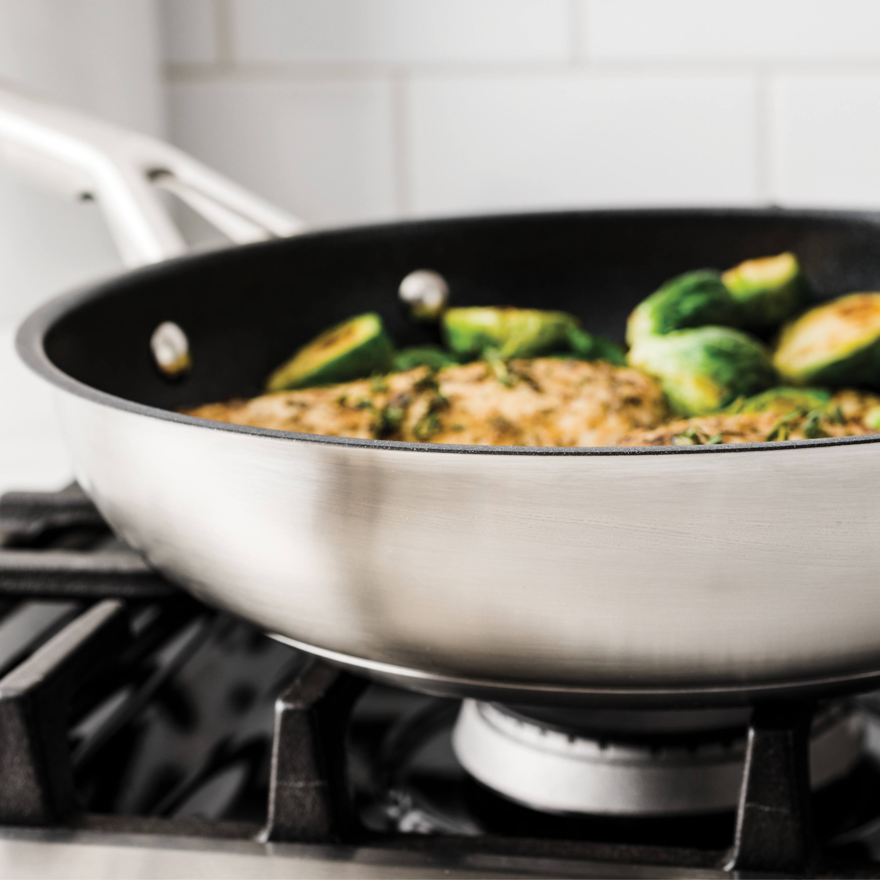 Alt View 9. Ninja - 11-Piece Stainless Steel Cookware Set - Stainless.