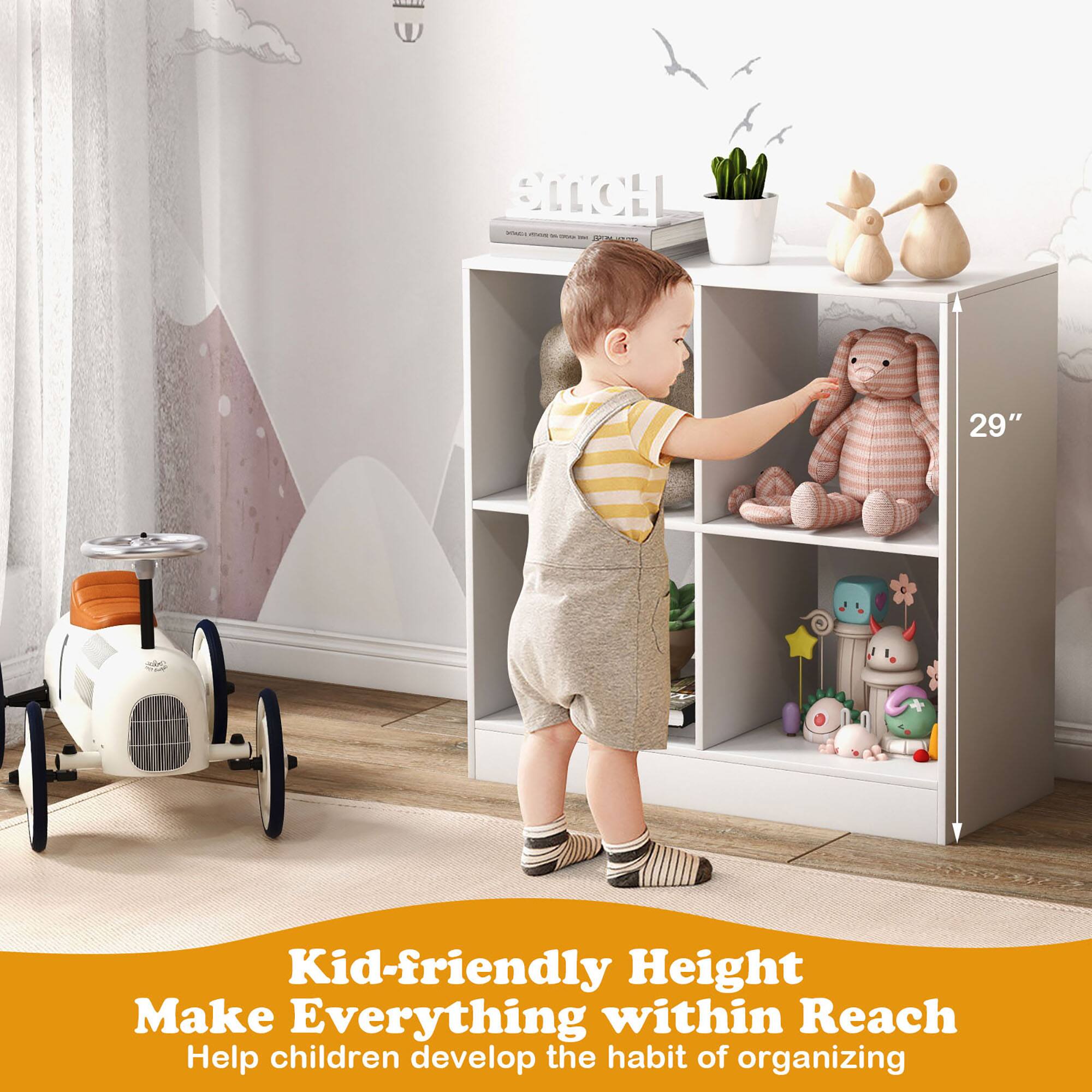 Kid-friendly Height
Make Everything within Reach
Help children develop the habit of organizing

STICH - 29"