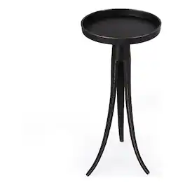 Butler Specialty - Monique Large Pedestal Side Table - Black