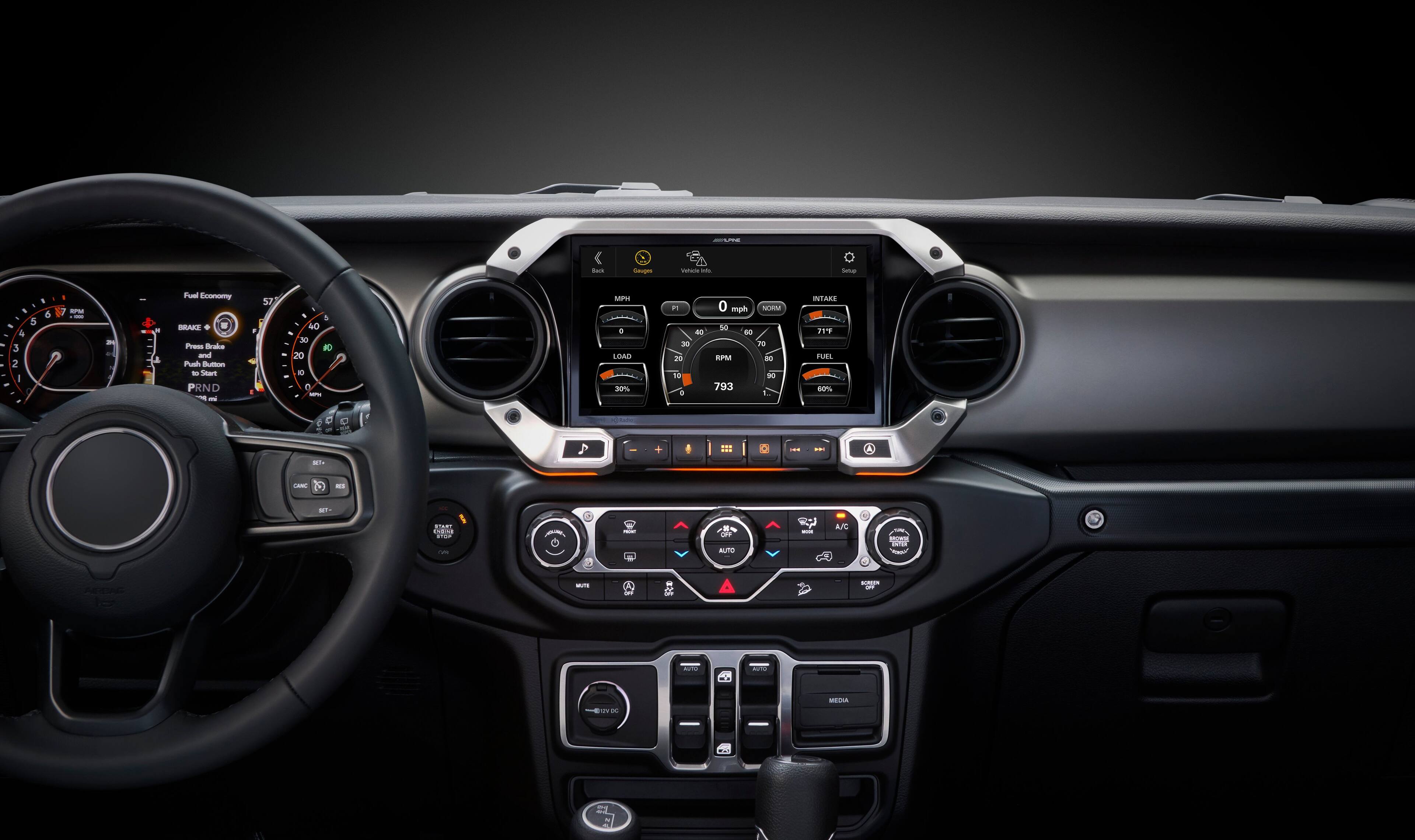Alt View 13. Alpine - 9" Android Auto and Apple CarPlay Bluetooth Digital Media Receiver - Black.