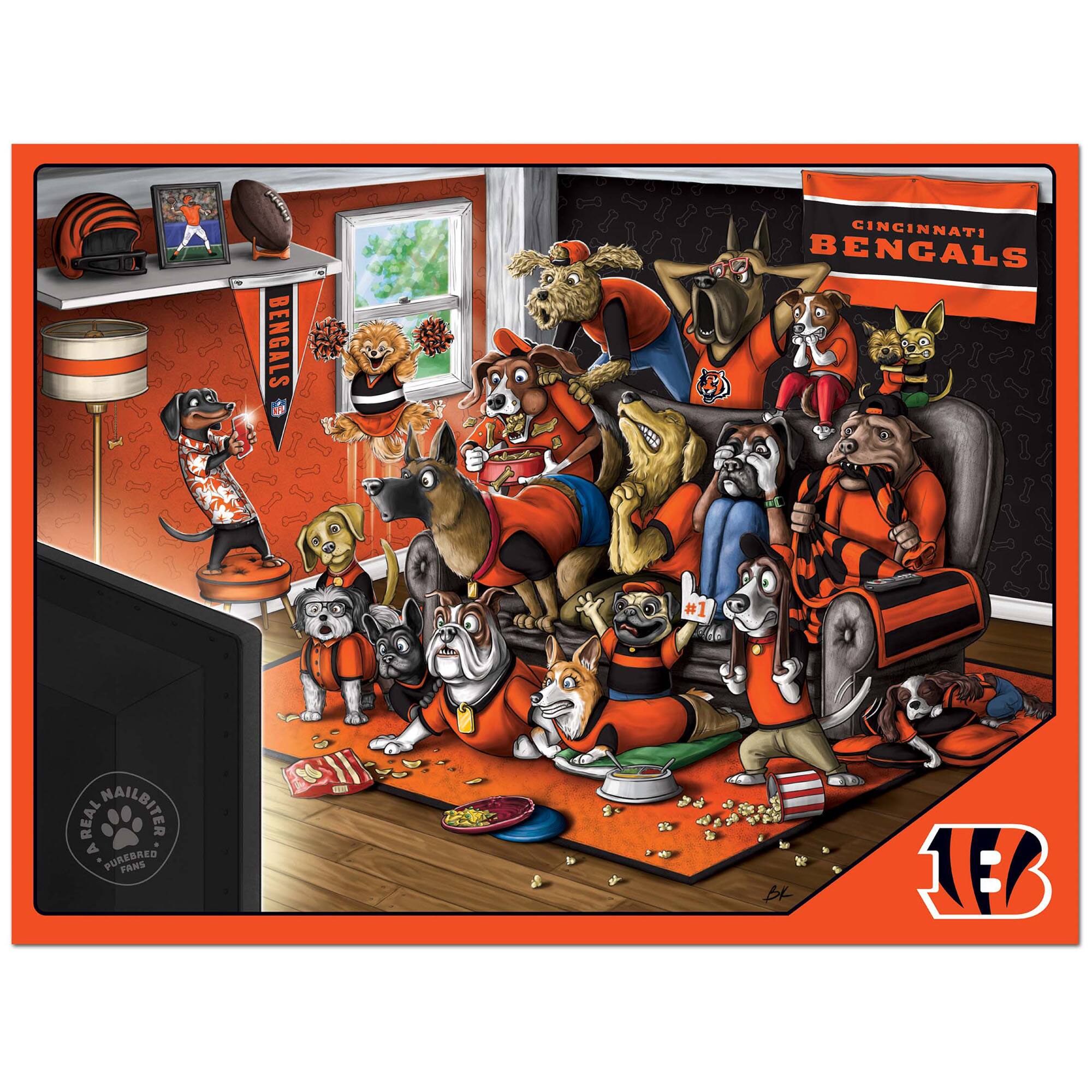 CINCINNATI BENGALS

BENGALS

REAL NAILBITERS
PUREBRED FANS

#1
