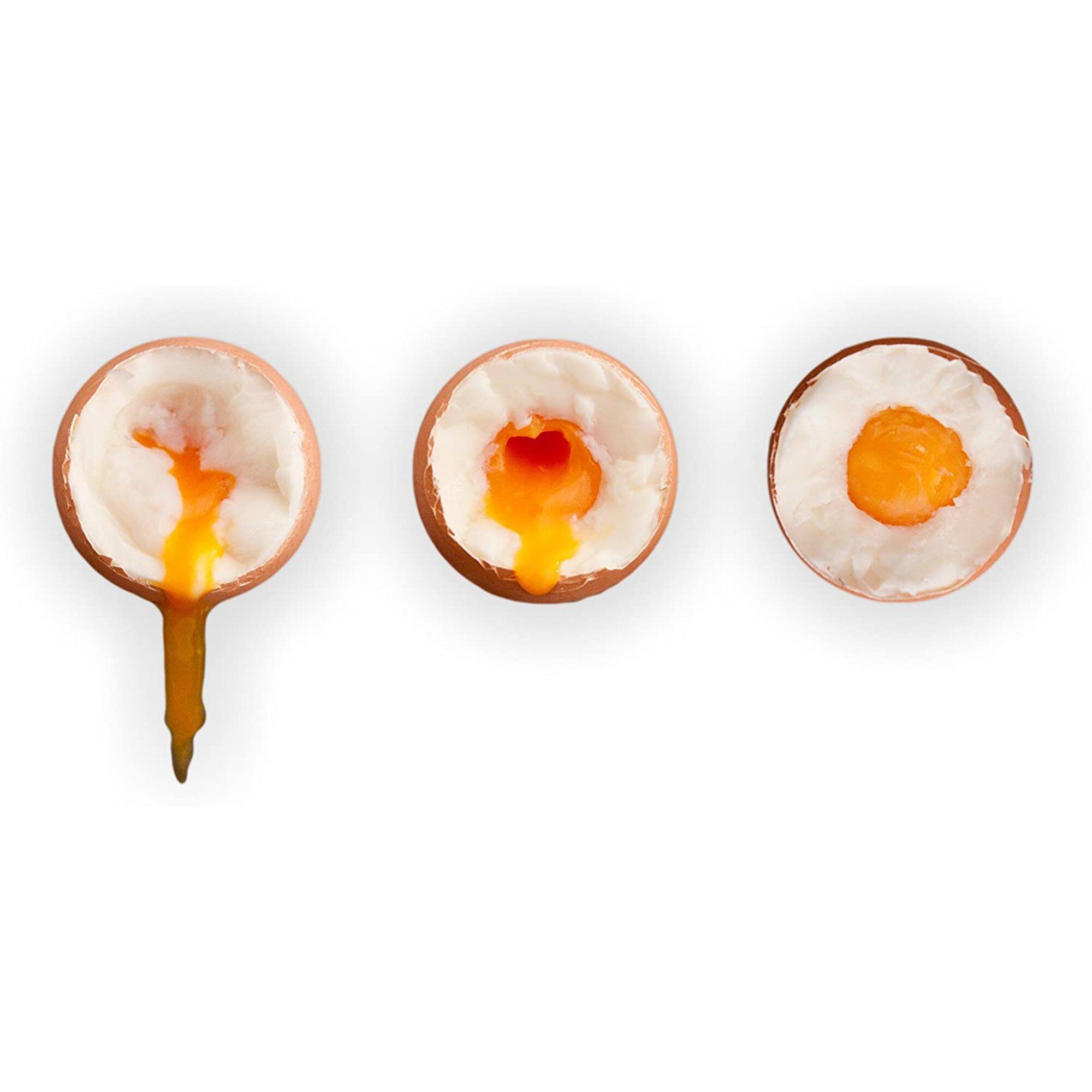 Alt View 1. BrainStream - BrainStream BeepEgg Basic Egg Timer with Musical Alerts, Soft Medium & Hard Boiled - Orange/Yellow.
